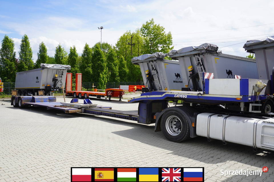 Naczepa niskopodwoziowa CAMRO CN 2620B Tiefbett Kraków