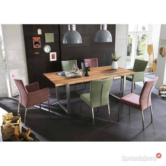 stół lite drewno akacja BRAYDEN 160x85x77 Zamość