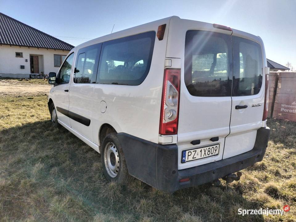 Fiat Scudo long 9 osobowy klima biały Kostrzyn sprzedam