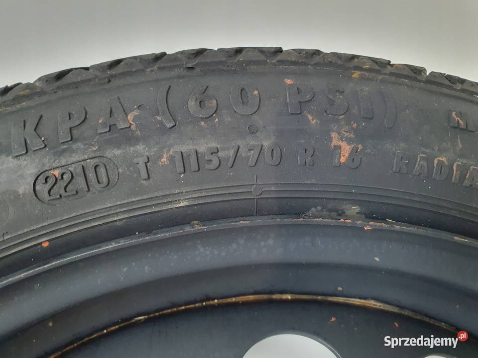 KOŁO DOJAZDOWE Opel Astra J Zafira C dojazdówka Chełm