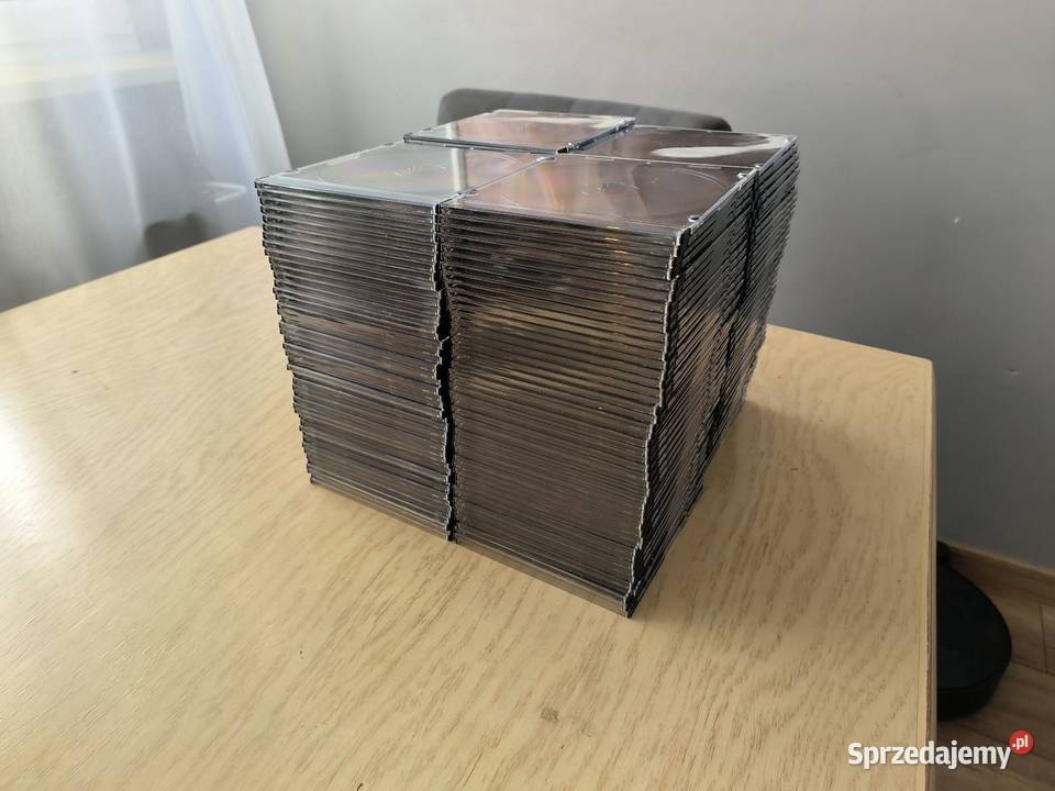 Pudełka na płyty CD DVD 180 sztuk Slim NOWE Tychy sprzedam