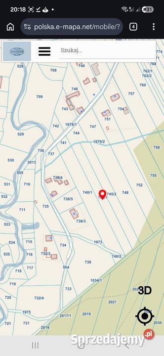 Sprzedam działkę rekreacyjną Sprzedaż Karolówka