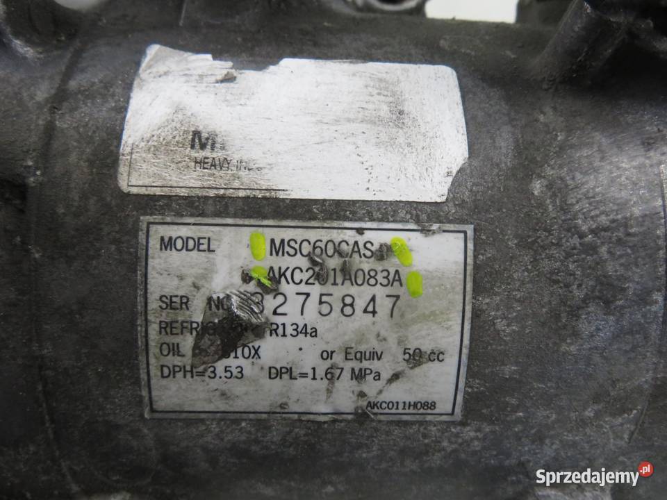 KOMPRESOR KLIMATYZACJI SUZUKI SX4 16 VVT 4x4