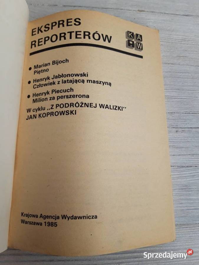 Tkanka Rakowa Expres Reporterów 1985