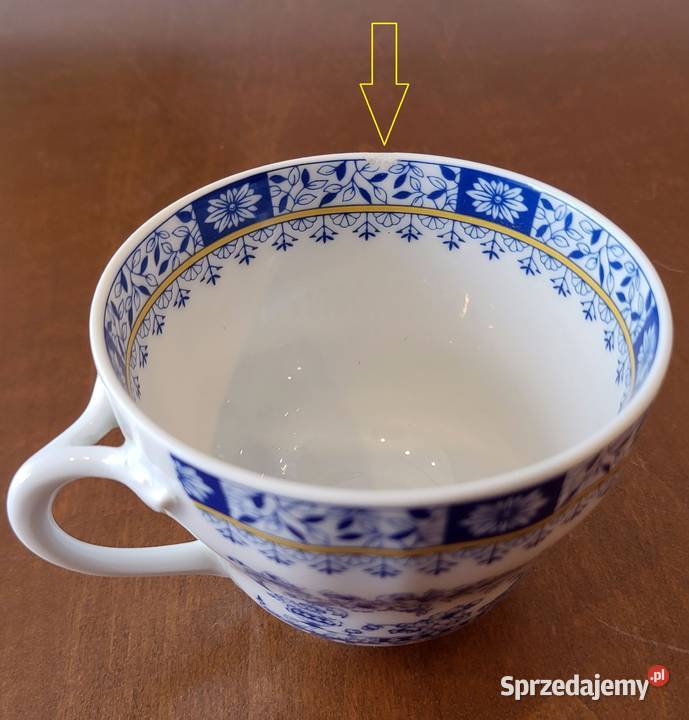 Oscar Schaller Bawaria China Blau serwis 6 osób
