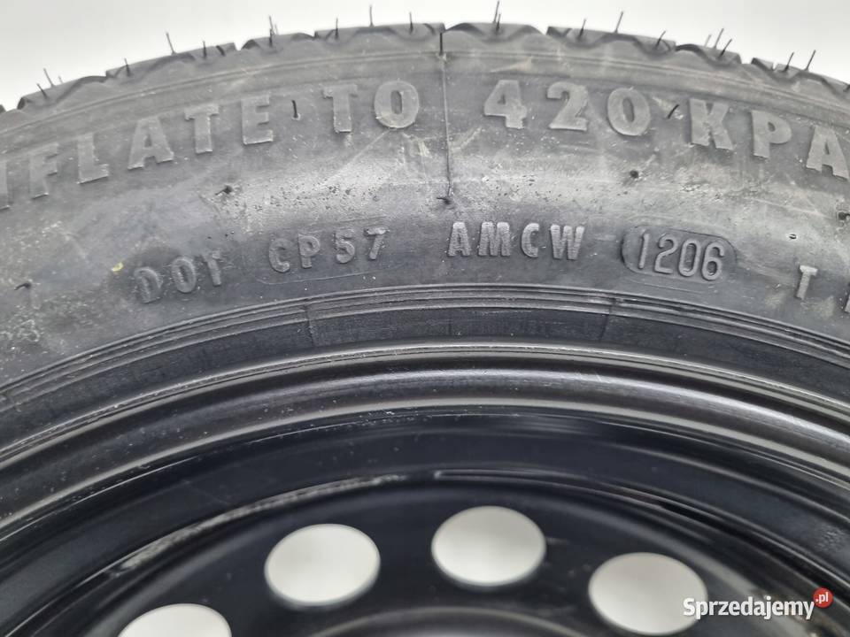 KOŁO DOJAZDOWE 12580 R17 9209872 5x108 Samochodowe Chełm