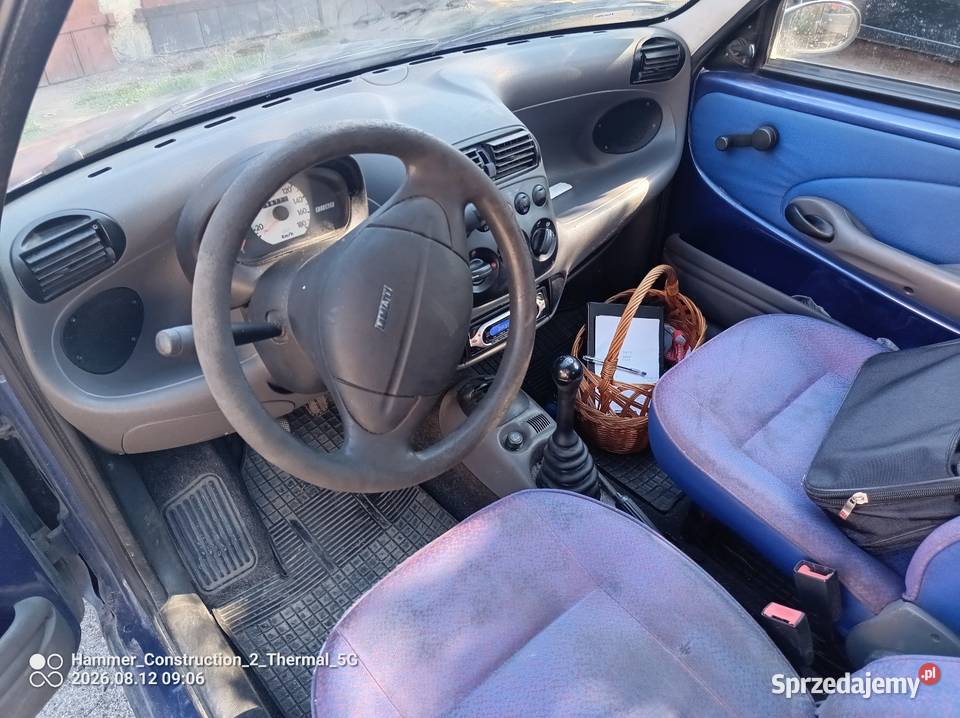 Fiat Seicento 1999r 900 benz lubelskie Włodawa