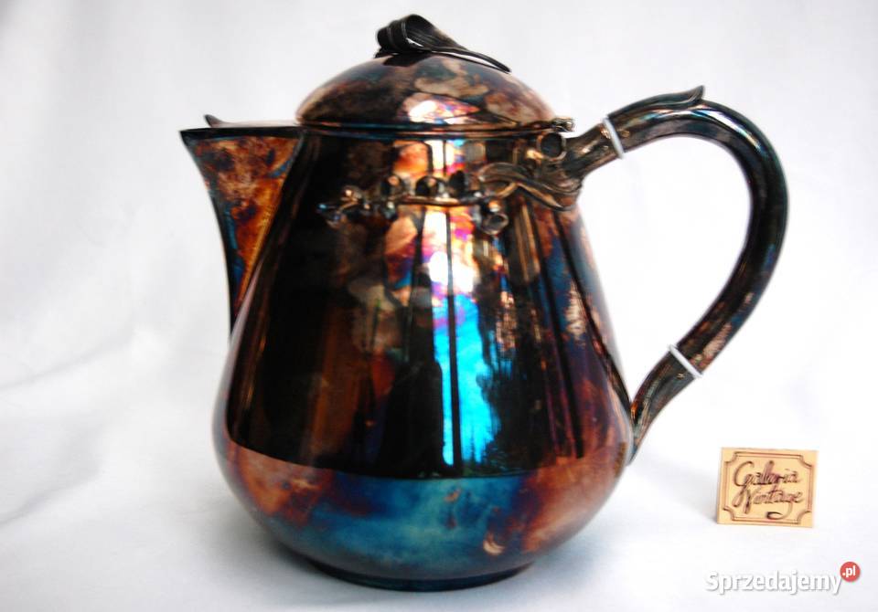 Posrebrzany dzbanek platerowany srebrem konwalie Lublin