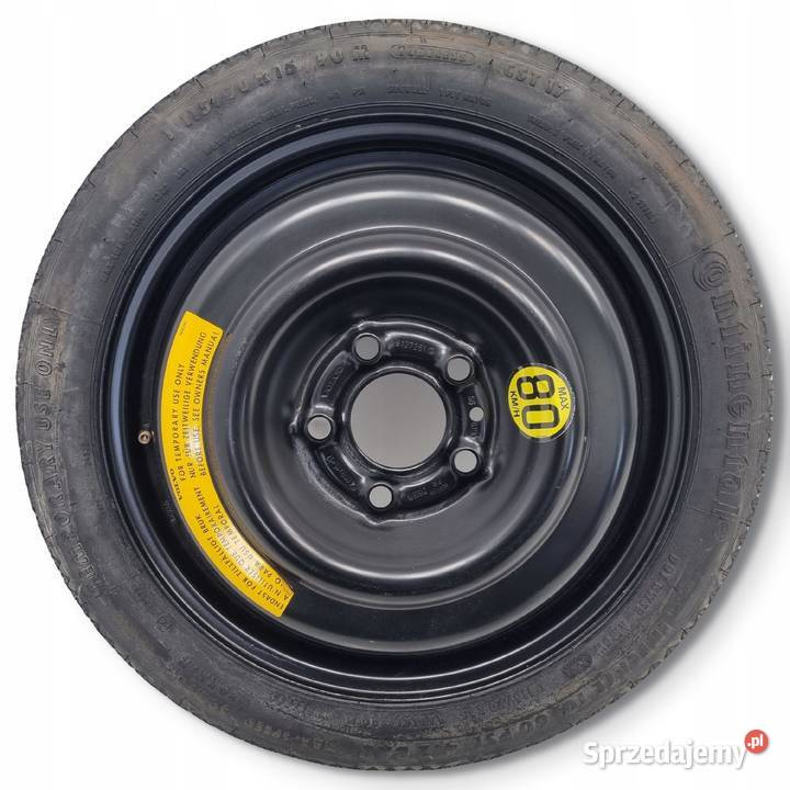 KOŁO ZAPASOWE DOJAZDOWE 11570 R15 Volvo S70 V70 lubelskie Chełm sprzedam