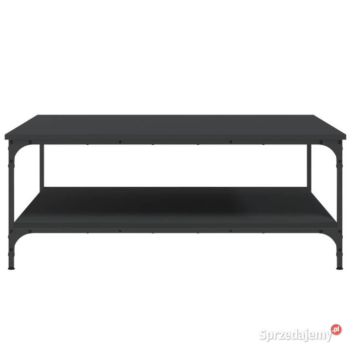 Stolik kawowy czarny 100x100x40 materiał Warszawa
