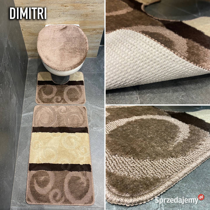 ZESTAW DYWANIKÓW ŁAZIENKOWYCH 50X80 DIMITRI Dywany i dywaniki