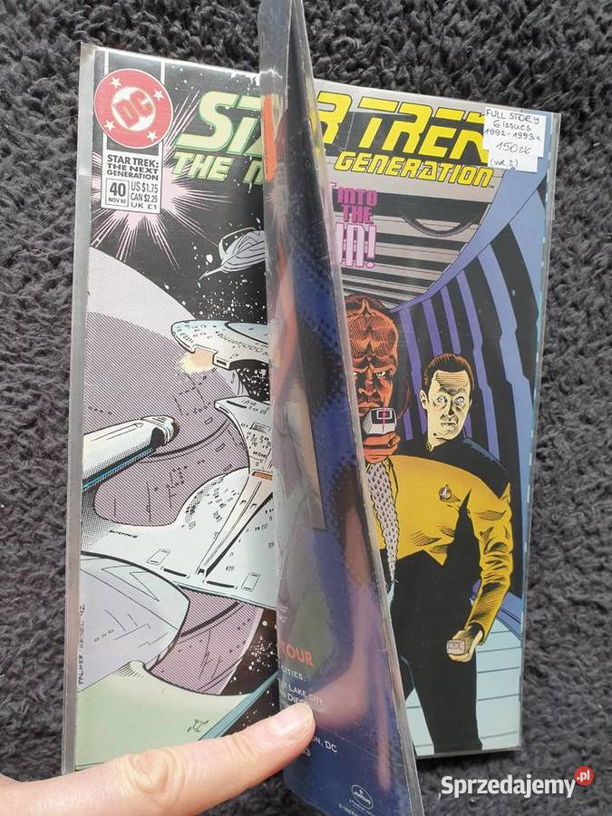 Star Trek The Next Generation 6 komiksów DC USA Amerykańskie Gdynia sprzedam