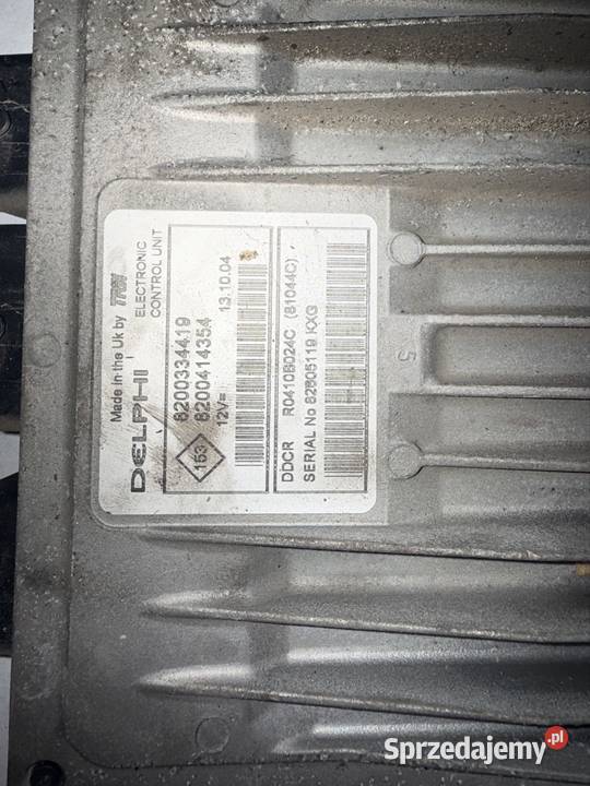 Komputer moduł ECU 8200334419 Renualt Megane wielkopolskie Ostrów Wielkopolski