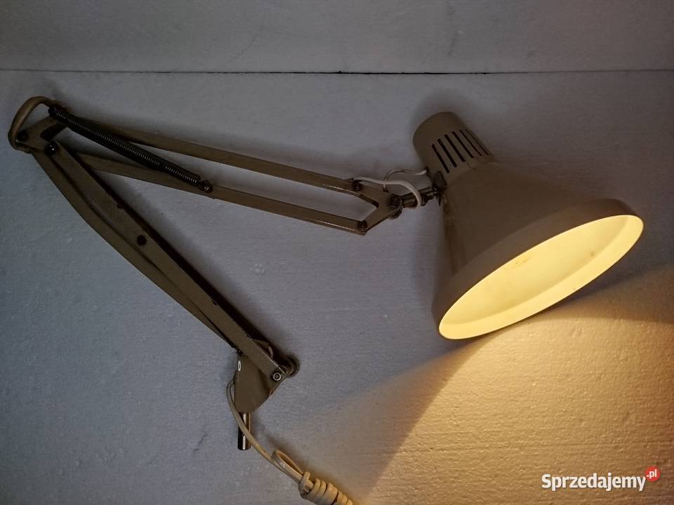 Zabytkowa Lampa warsztatowa SKALA PRL