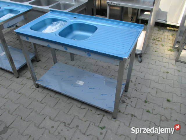 Zlew Gastronomiczny 2 Komorowy Z Półką 1206085 Ostrów Wielkopolski