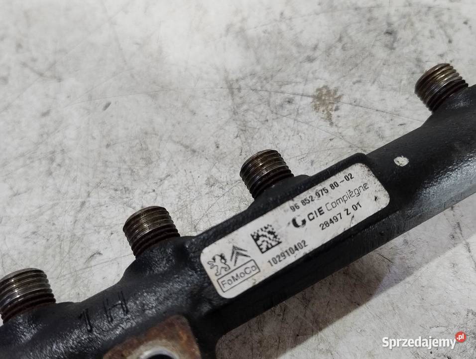 LISTWA WTRYSKOWA CITROEN C3 II 14 EHDI