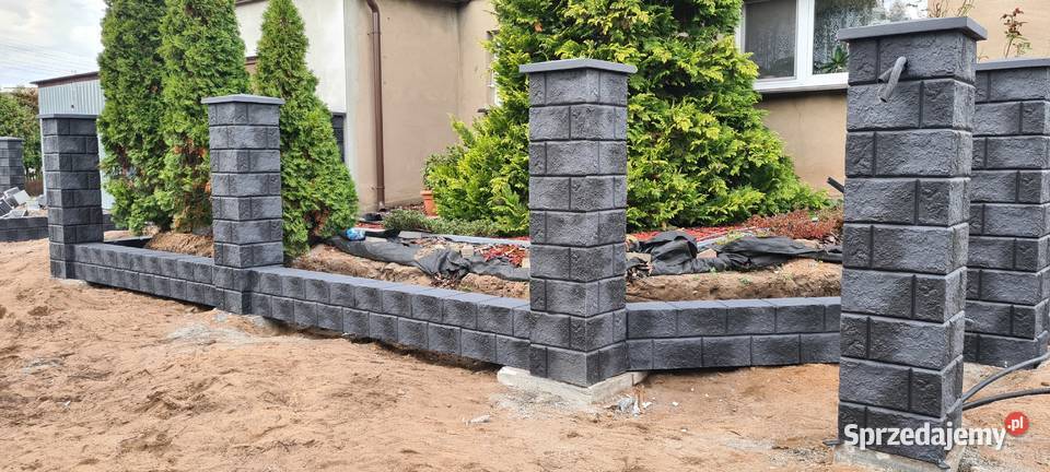 Ala klinkier słupki murki ogrodzenia imitacja wielkopolskie Piła