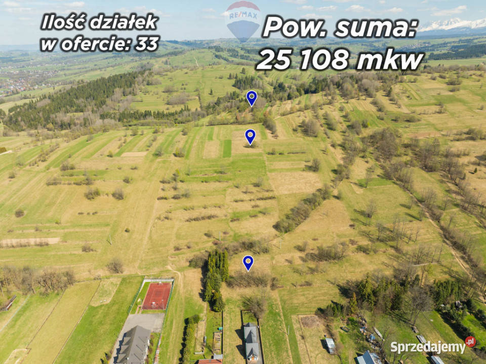 DZIAŁKI ROLNE I LEŚNE W CHOCHOŁOWIE Chochołów