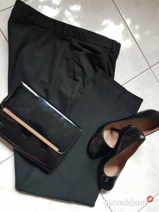 spodnie w kant szykowne eleganckie wizytowe sprzedam