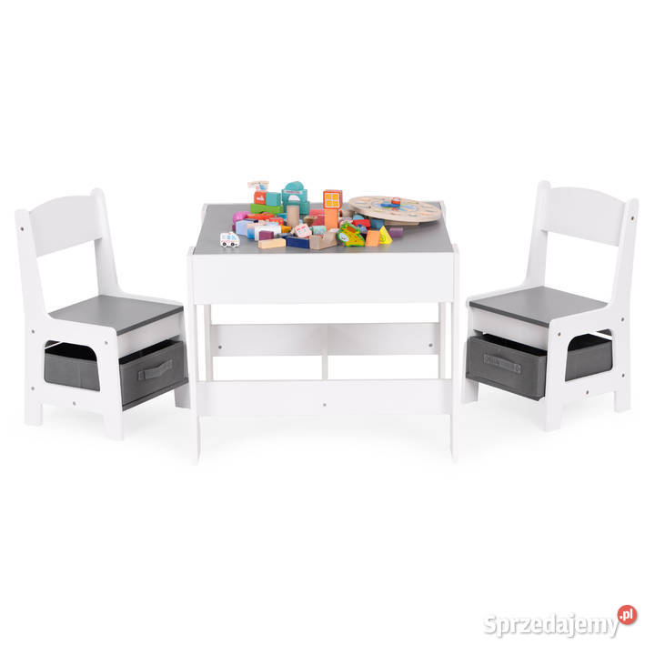 Zestaw mebli dzieci stolik 2 krzesła tablica Smogorzów
