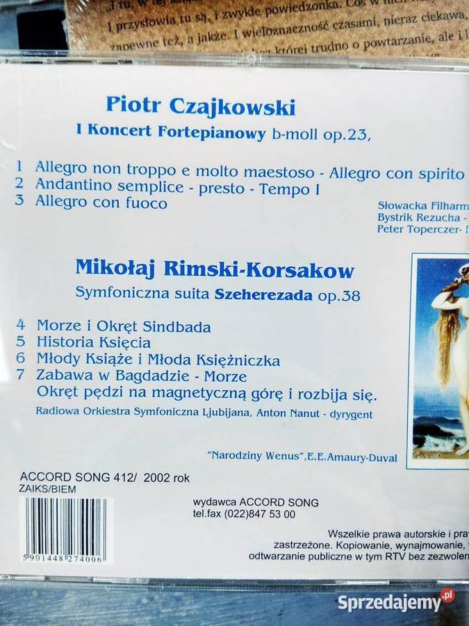 Czajkowski pierwszy konceet fortepianowy Warszawa