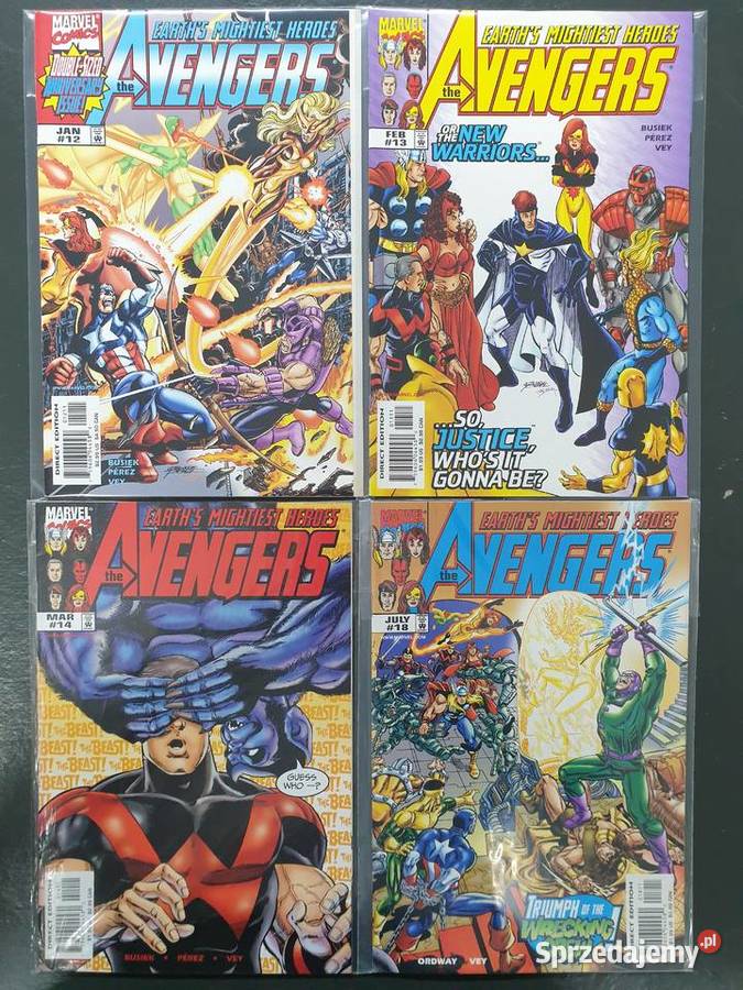 The Avengers kolekcja 30 oryginalnych komiksów Superbohaterowie Gdynia