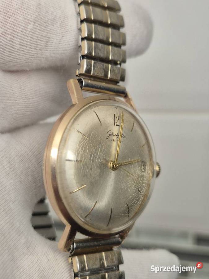 Męski stary zegarek Glashutte śląskie Chorzów