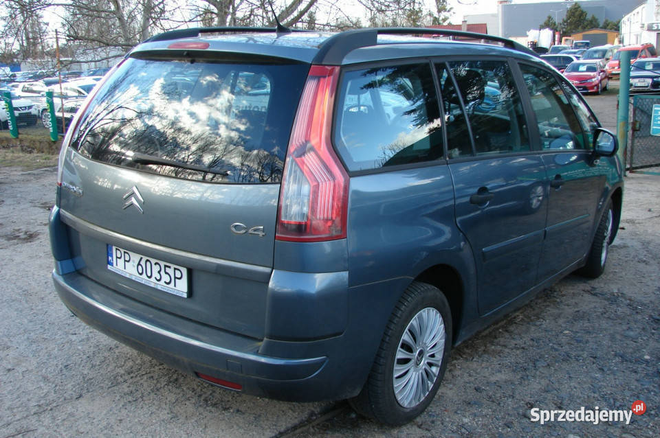 Citroen C4 Grand Picasso Super stan 7 osobowy18 srebrny C4 Grand Picasso Piła sprzedam