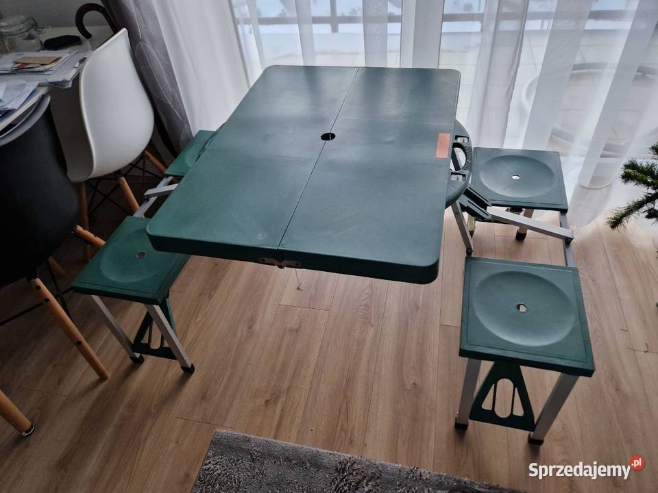 stolik turystyczny z krzesłami rozkładany Lublin