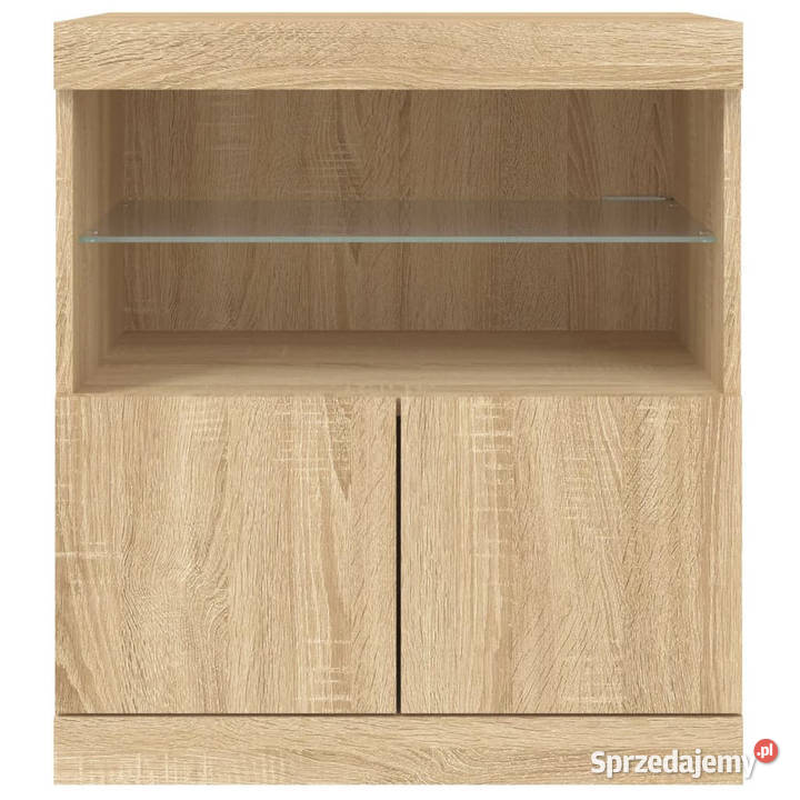 Szafka z oświetleniem LED dąb sonoma 60x37x67 Warszawa