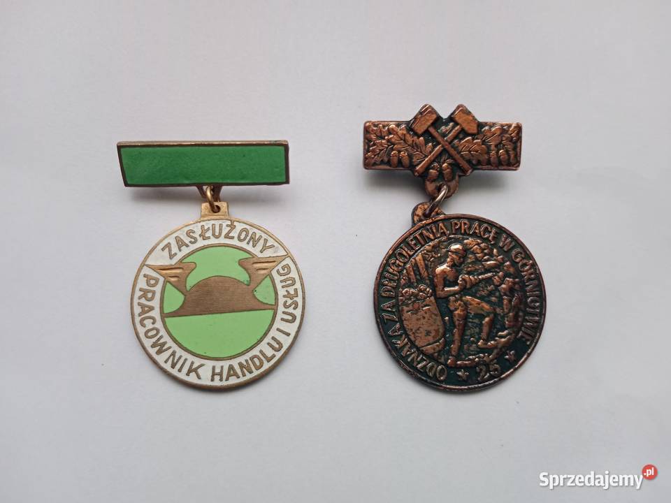 Zestaw Kolekcjonerskich Odznak Górnictwo 25 lat Ruda Śląska