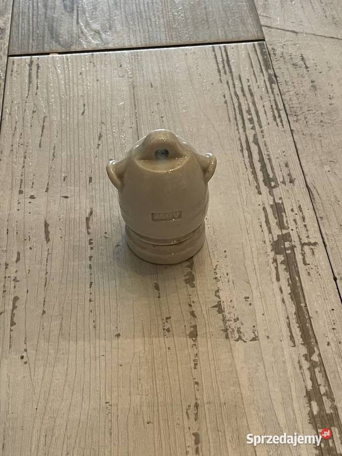 Oprawka porcelanowa E27 podwieszana Chudów