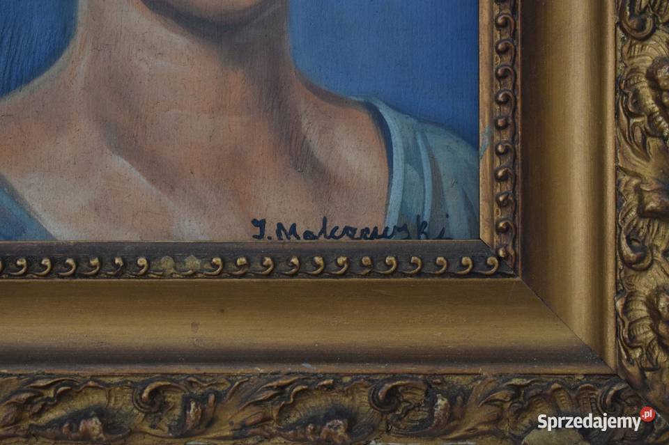 Jacek Malczewski Portret Kobiety Stary Obraz Kraków sprzedam