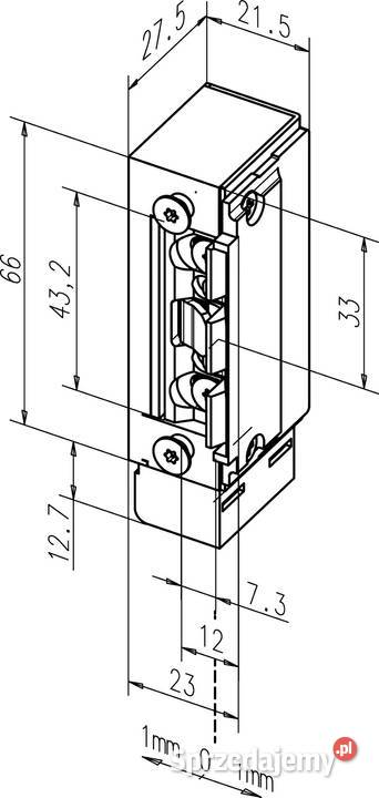 Elektrozaczep Assa Abloy effeff 332238E91 Pozostałe Pruszcz Gdański