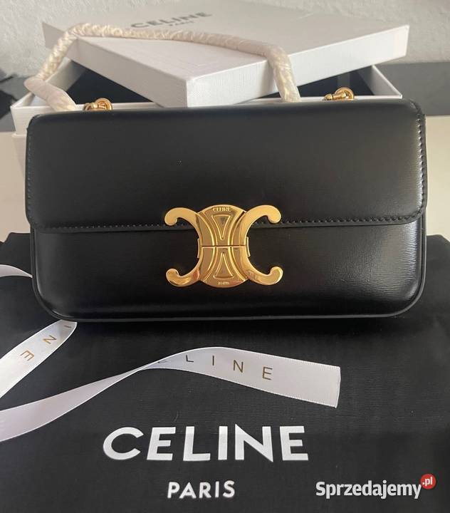 Celine Classique Triomphe skóra Chain SHOULDER Torby i torebki dolnośląskie
