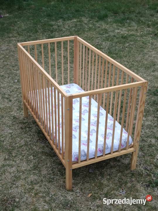 Łóżeczko dziecięce 125x65 wys 85 Augustynów sprzedam