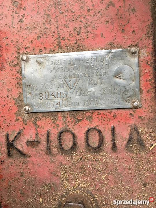 Kosiarka konnasztanganoże przerobiona pod mazowieckie Kowalków