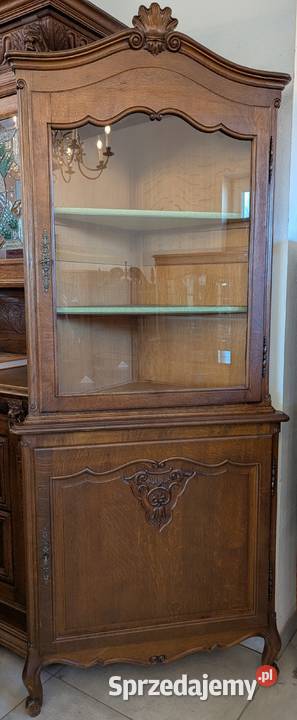 Dębowa narożna witryna ludwikowskasklep Dąbrowa Dąbrowa Górnicza sprzedam