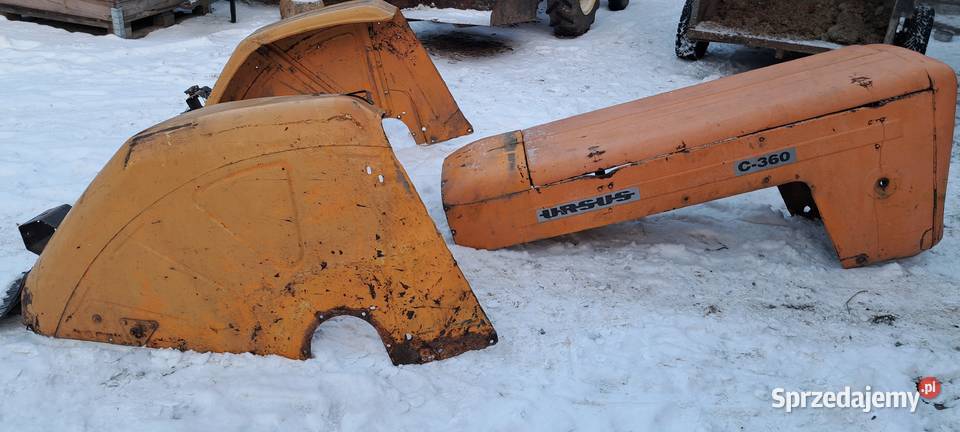 Maska i Błotniki tył Ursus c360 Kabina i karoseria Łownica