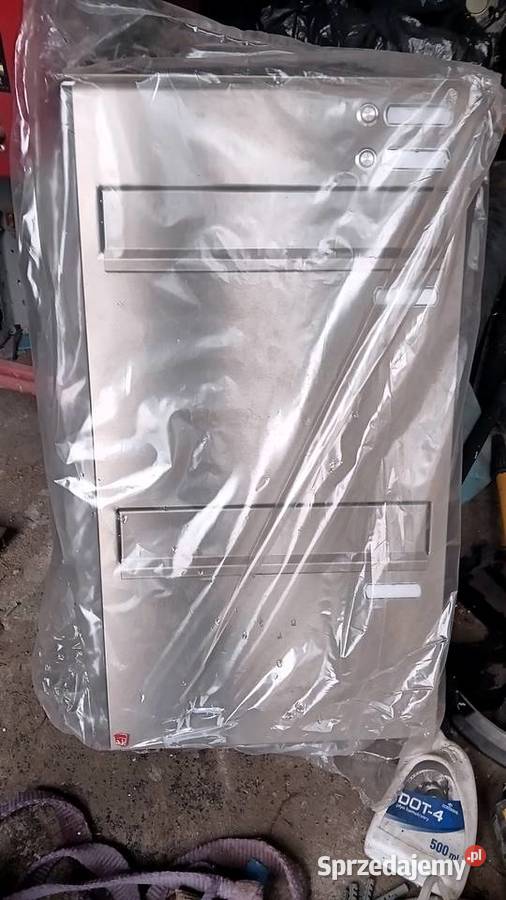 Box na listy ze stali nierdzewnej na dwie