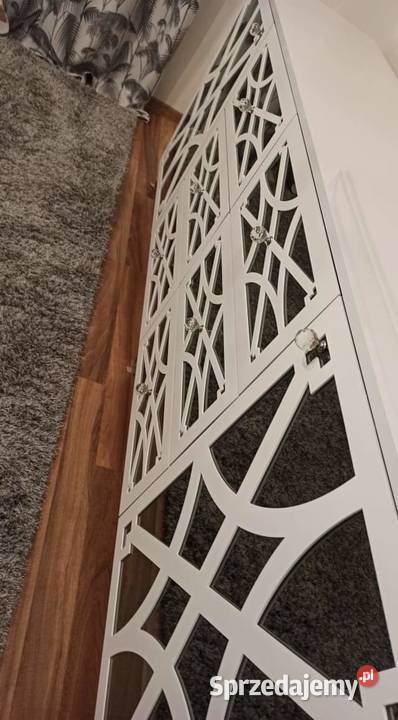 Komoda Glamour 220 ornamenty 6 szuflad nogi Komplety mebli