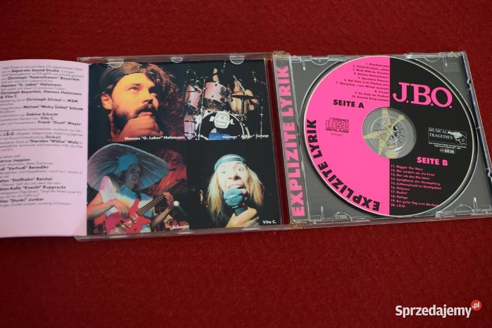 JBO Explizite Lyrik CD Chełmno sprzedam
