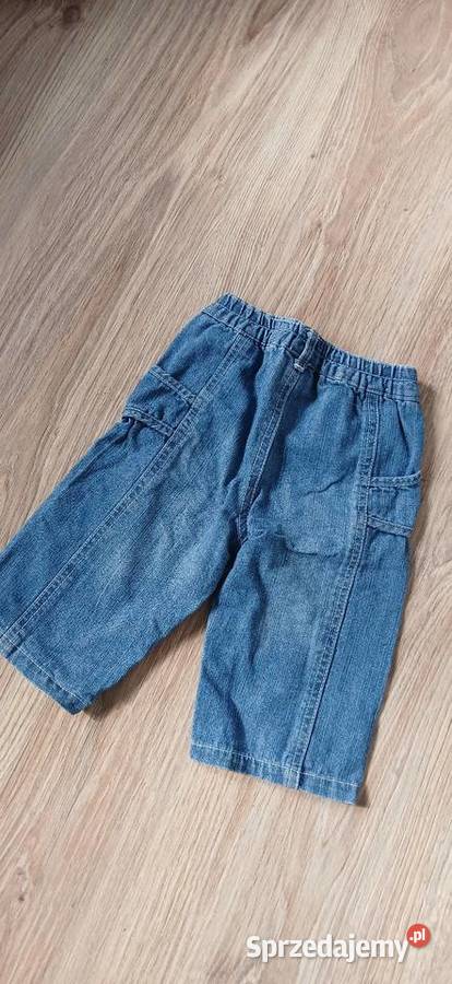 Spodnie niemowlęce ala jeans z kwiatkiem kujawsko-pomorskie Grudziądz