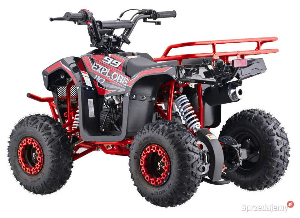 Mini Quad Spalinowy Explorer 110cc czerwony mazowieckie