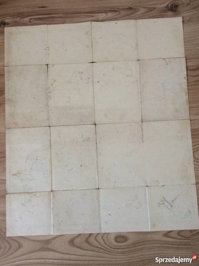 293 Niemiecka mapa Rugii Szczecin