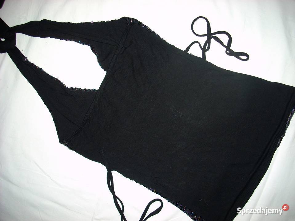 Wizytowa czarna bluzka Top 34 36 Topy i koszulki