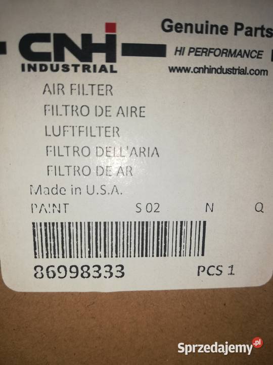 ORYGINALNY FILTR POWIETRZA Holland Case Steyr