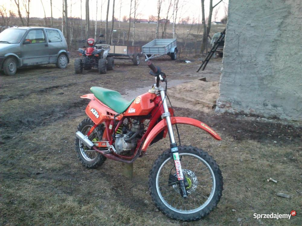 KTM 85mx z silnikiem derbi senda 50 garażowany sprzedam