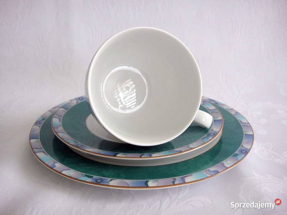 Zestaw śniadaniowy z porcelany trio jednej osoby Kielce