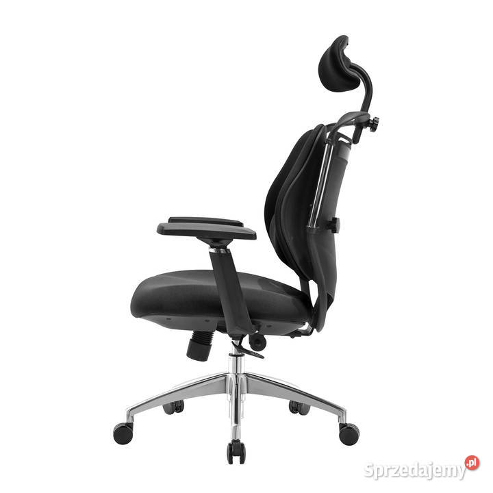 Fotel biurowy ergonomiczny ANGEL Stelio Czarny Jarosław